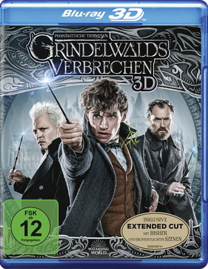 videoworld Blu-ray Disc Verleih Phantastische Tierwesen: Grindelwalds Verbrechen (Blu-ray 3D)
