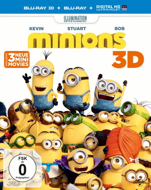 videoworld Blu-ray Disc Verleih Minions (Blu-ray 3D, + Blu-ray 2D)