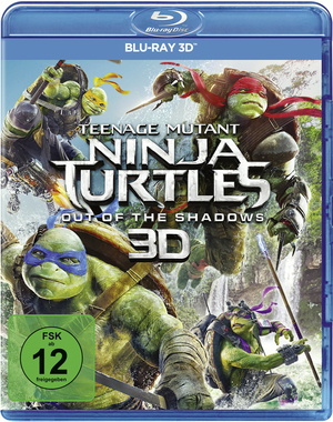 videoworld Blu-ray Disc Verleih Teenage Mutant Ninja Turtles: Out of the Shadows (Blu-ray 3D)