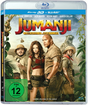 videoworld Blu-ray Disc Verleih Jumanji: Willkommen im Dschungel (Blu-ray 3D + Blu-ray)