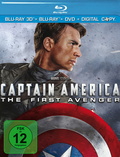 videoworld Blu-ray Disc Verleih Captain America: The First Avenger (Blu-ray 3D, + Blu-ray 2D, + DVD)